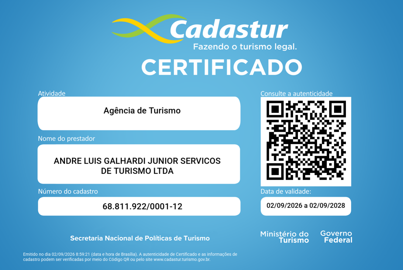 Certificado Cadastur